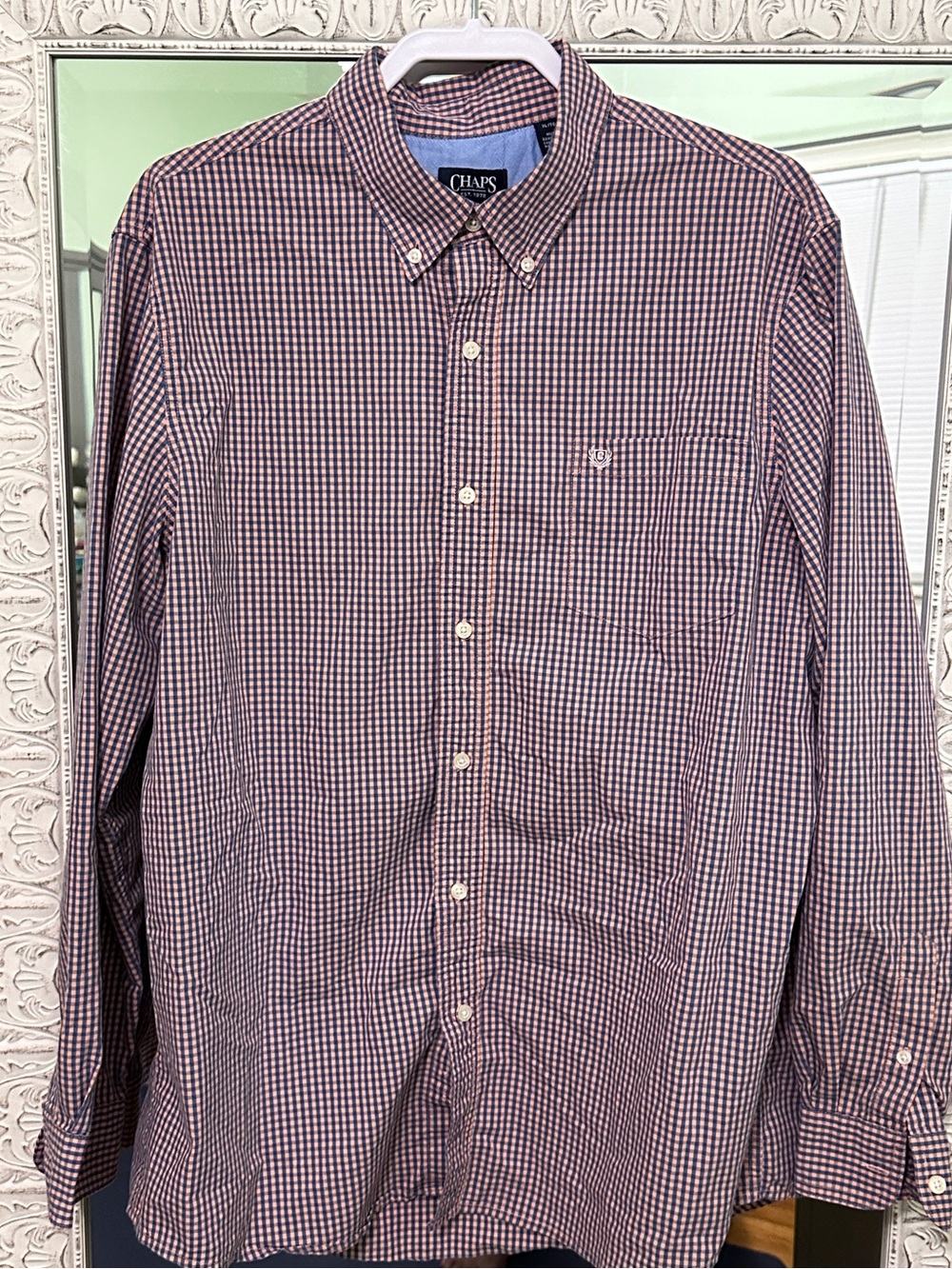Chaps Men’s Button-Down Gingham Shirt